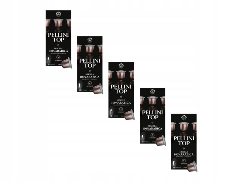 Kapsułki Pellini Top do ekspresu Nespresso 5x 10szt