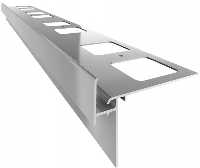 Profil okapowy Renoplast K35 do balkonów i tarasów klejonych Szary