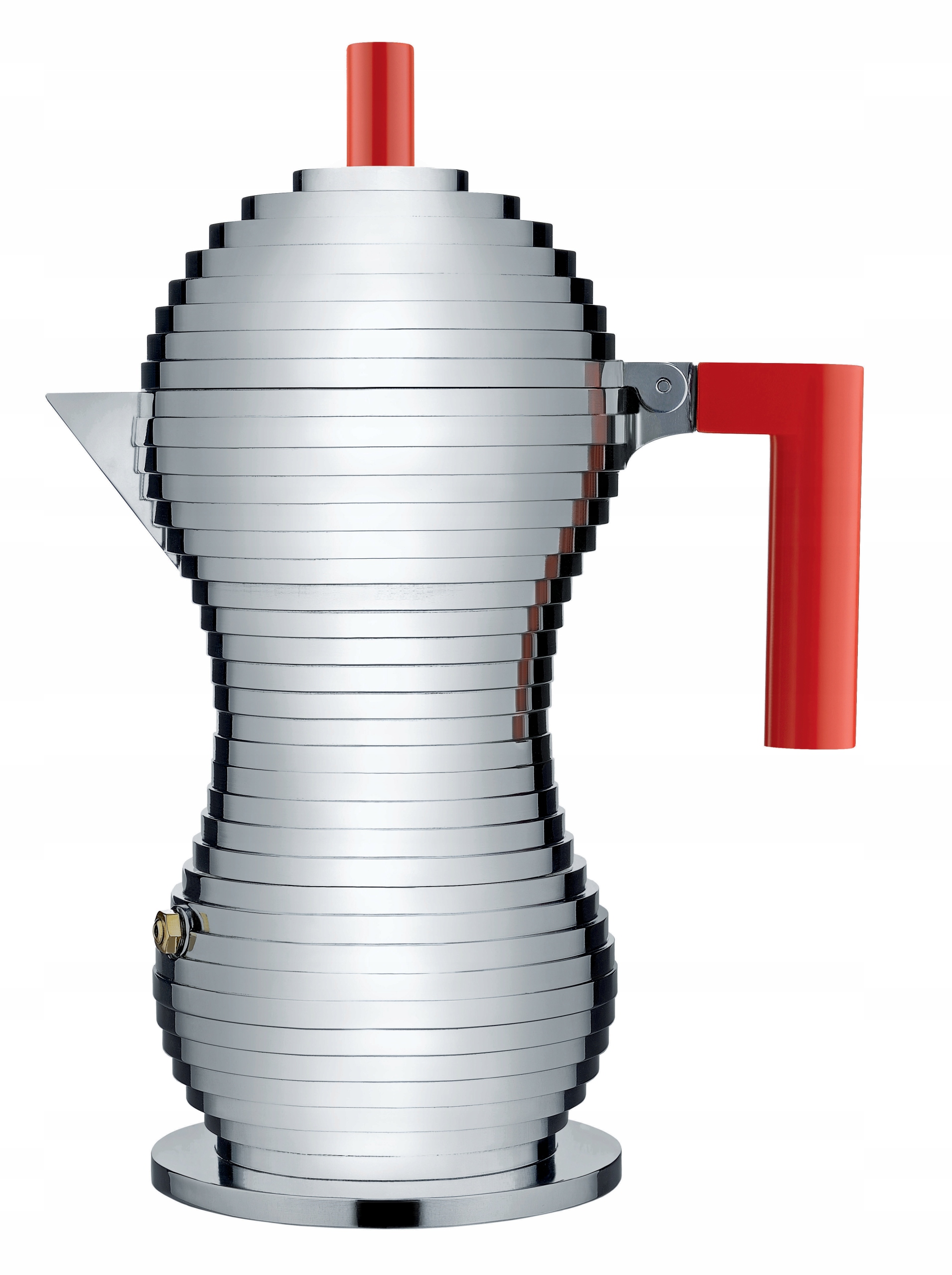 Alessi Pulcina Kawiarka Tradycyjna 300 ml Czerwona