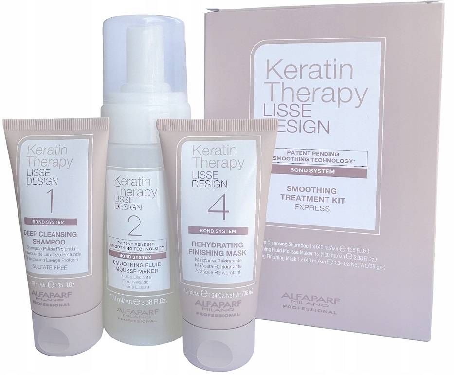 Alfaparf Lisse Design Intro Kit Express Method KERATYNOWE PROSTOWANIE