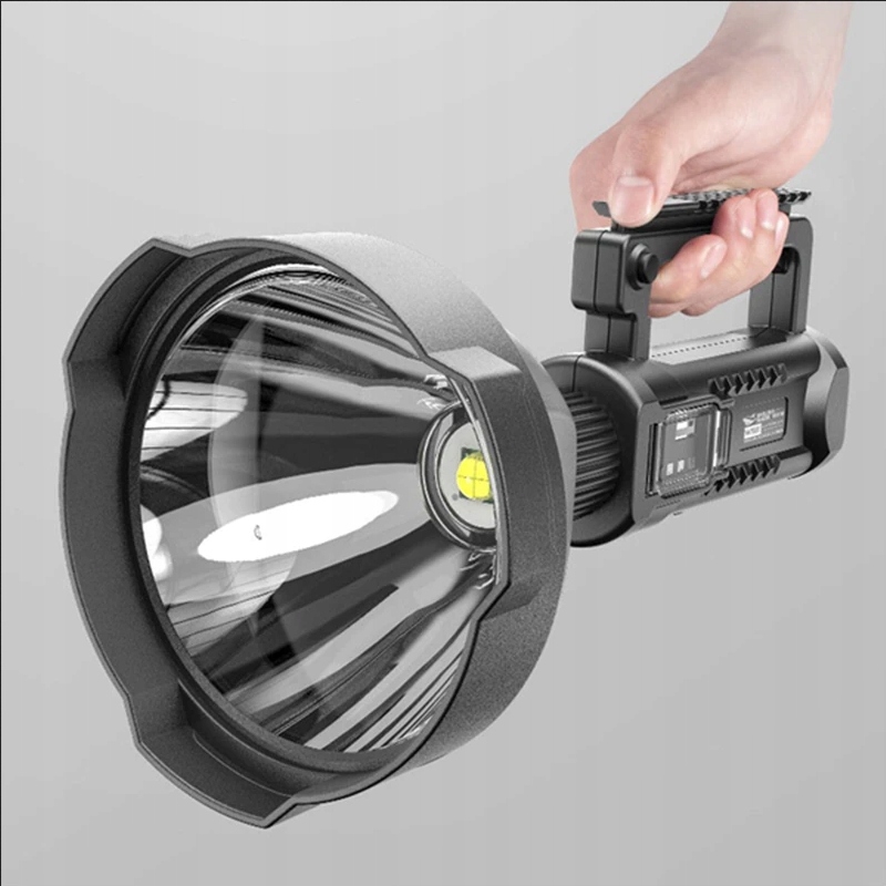 Latarka LED Super jasna USB akumulator szperacz Marka inna