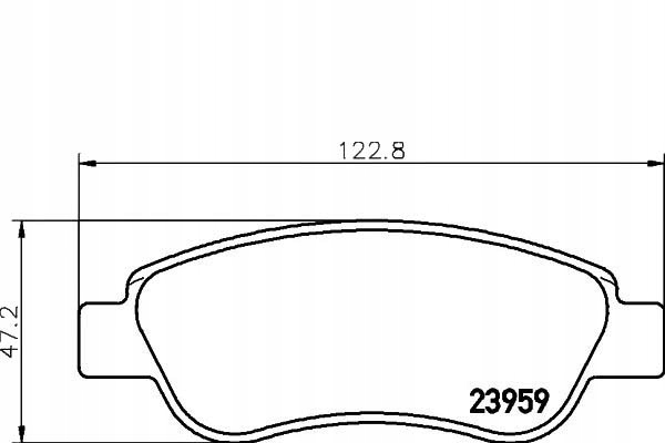 Textar Brzdové Destičky Citroen Přední C1 107 Aygo