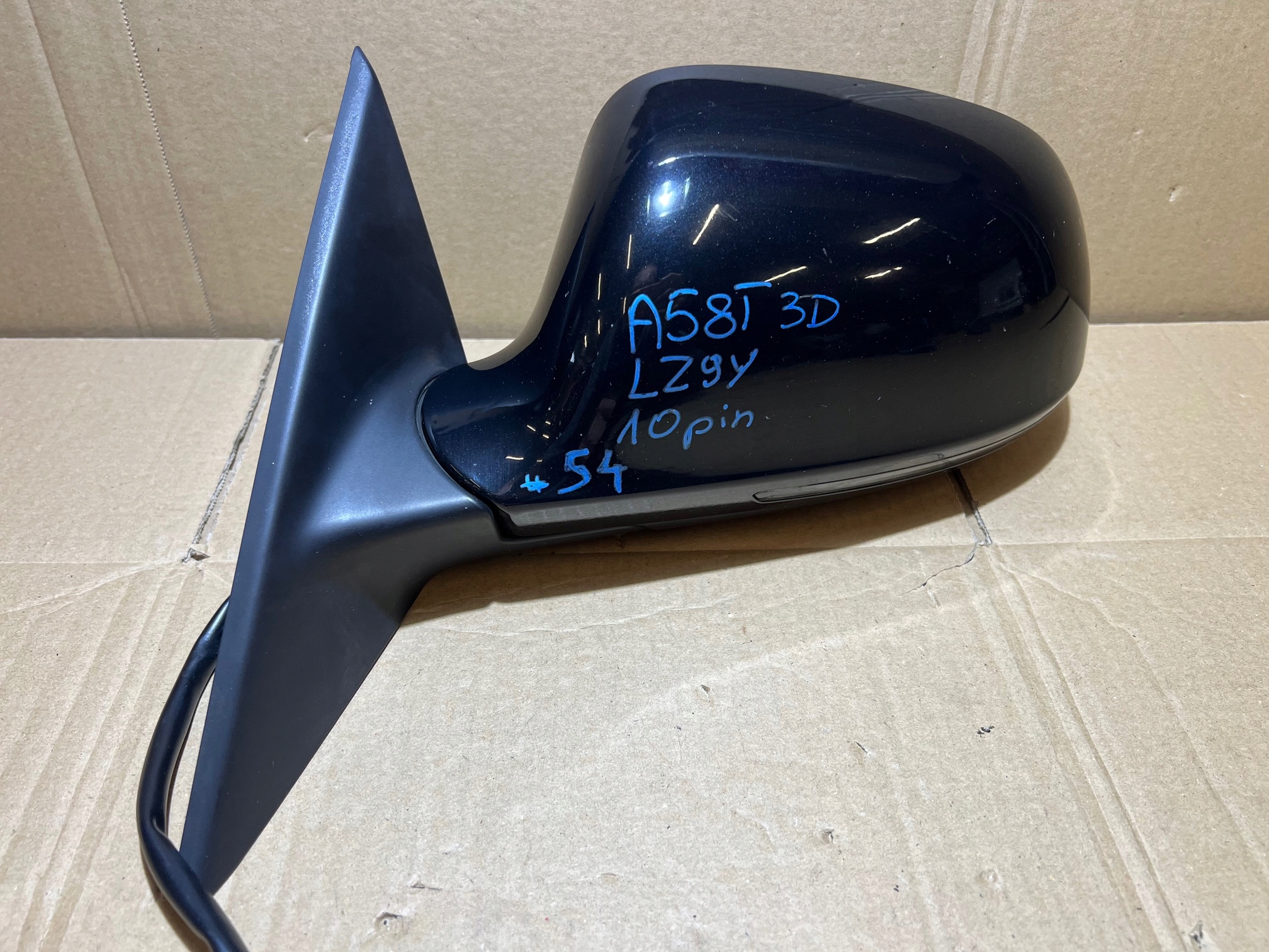 AUDI A5 8T COUPE LZ9Y mirror left 10 PIN