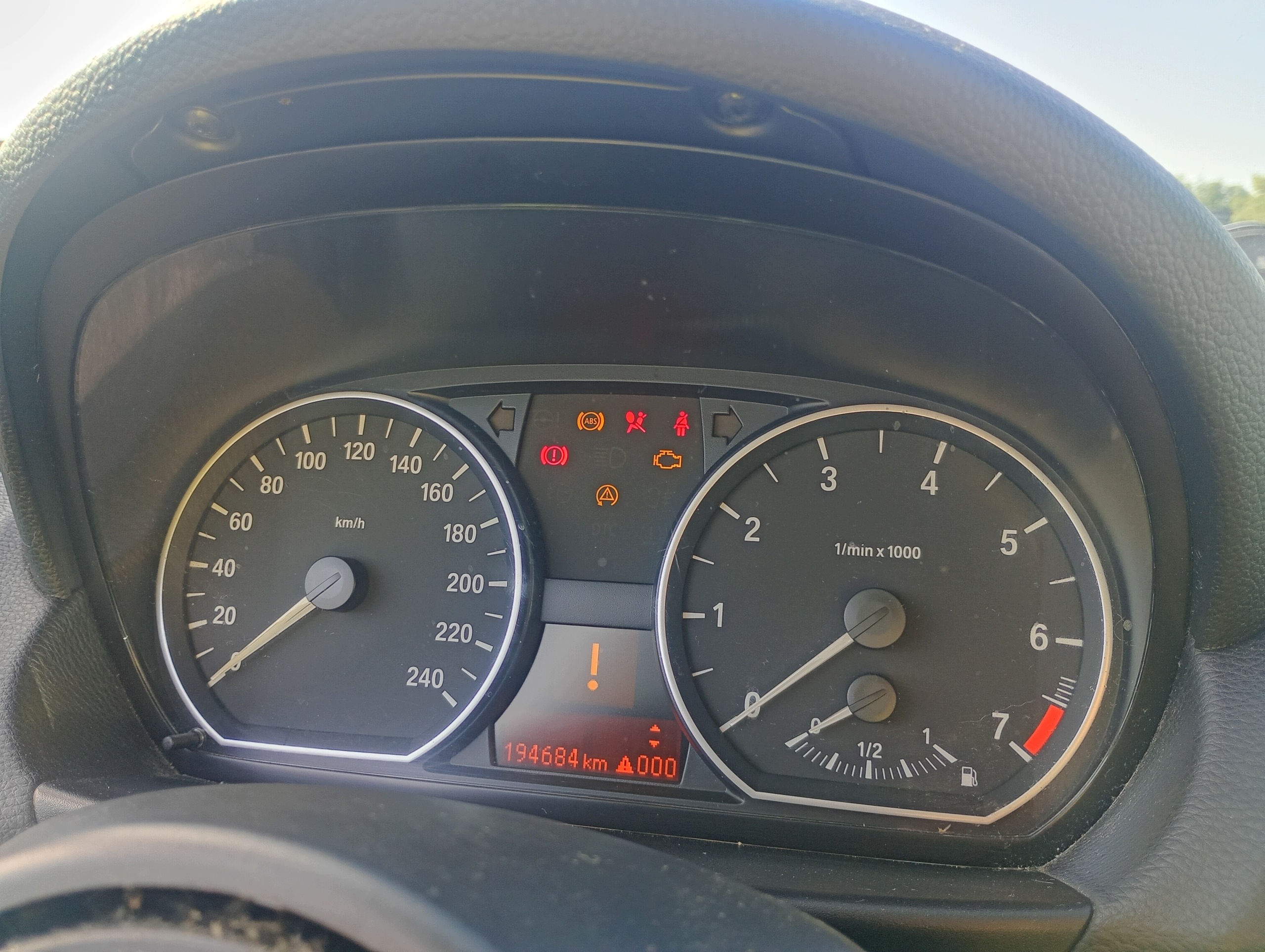 dials dials tachometer BMW 1 and E81 07-11 1.6 16V przebieg 194684km