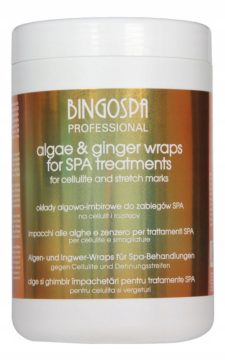 BingoSpa Řasovo-zázvorové zábaly na celulitidu a strie 1000 ml