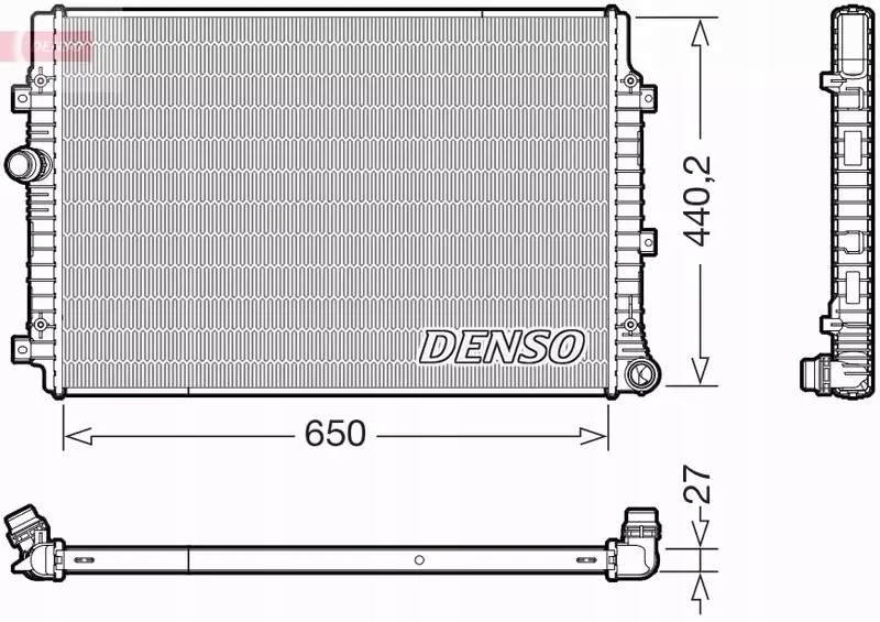 DENSO CHŁODNICA WODY DRM32059 Producent części Denso