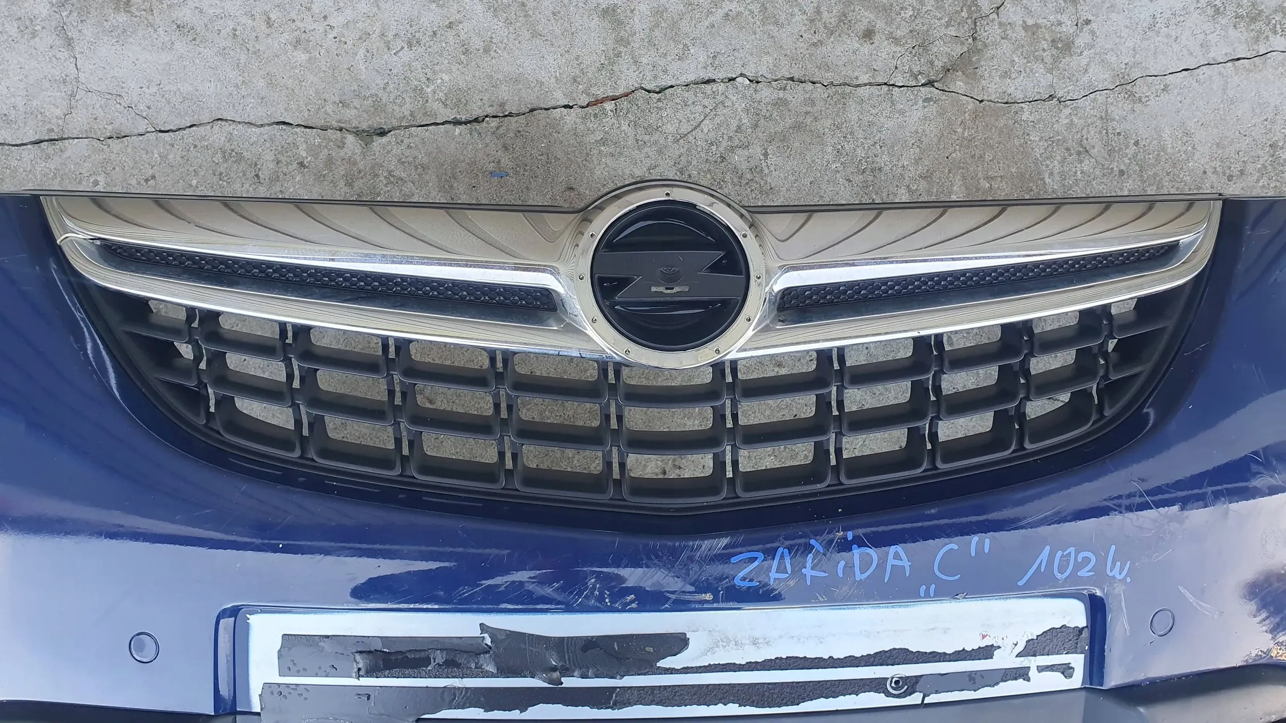 Opel Zafira C 3 III 12-16 front bumper front $