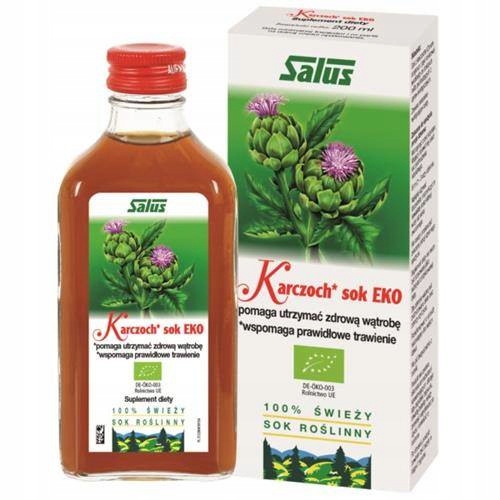 

Karczoch Sok z karczocha 100% Eko 200ml Salus