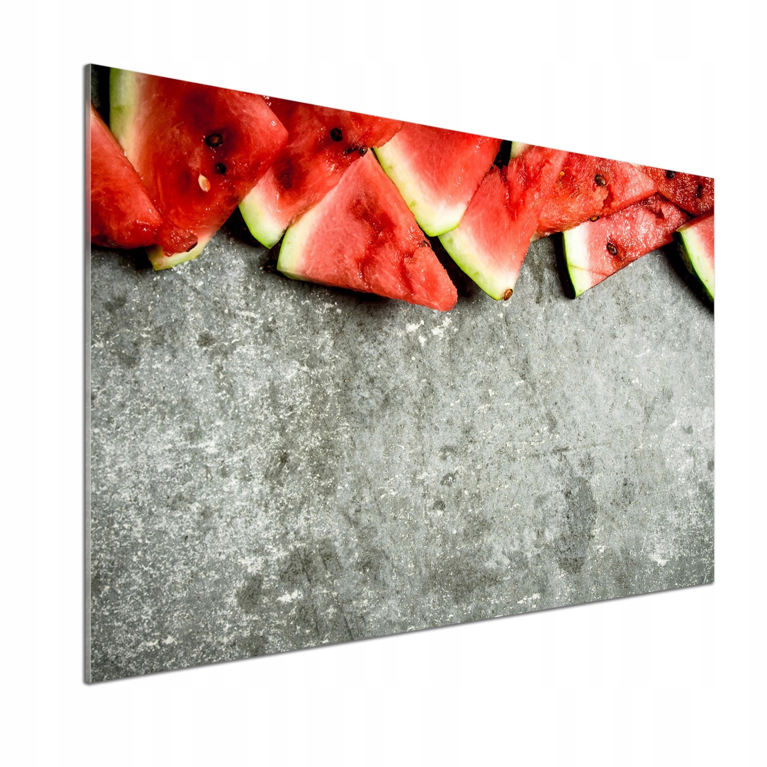 Panel do kuchyne Nakrájaný melón 100 x 70 cm Lepidlo