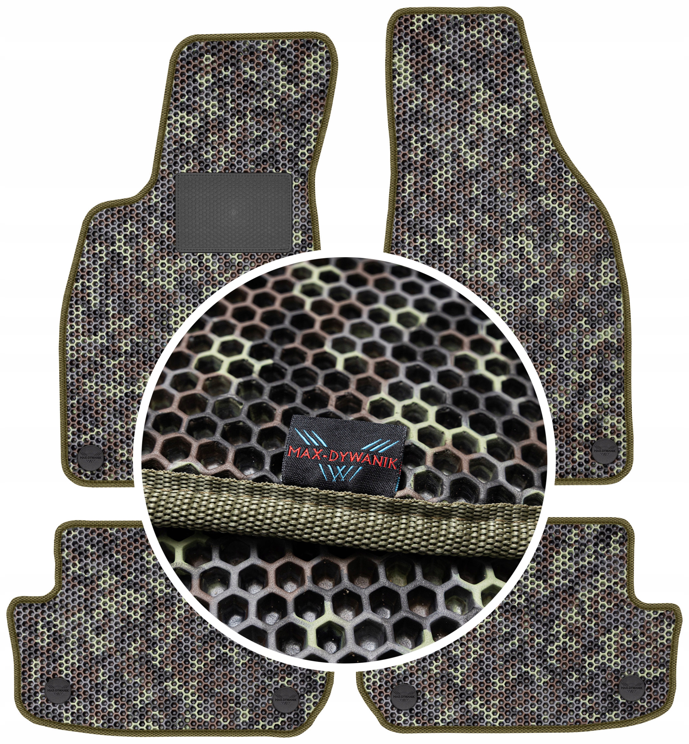 Audi A4 B6 B7 Cabrio 2002-2008 Gumové rohože Eva Moro