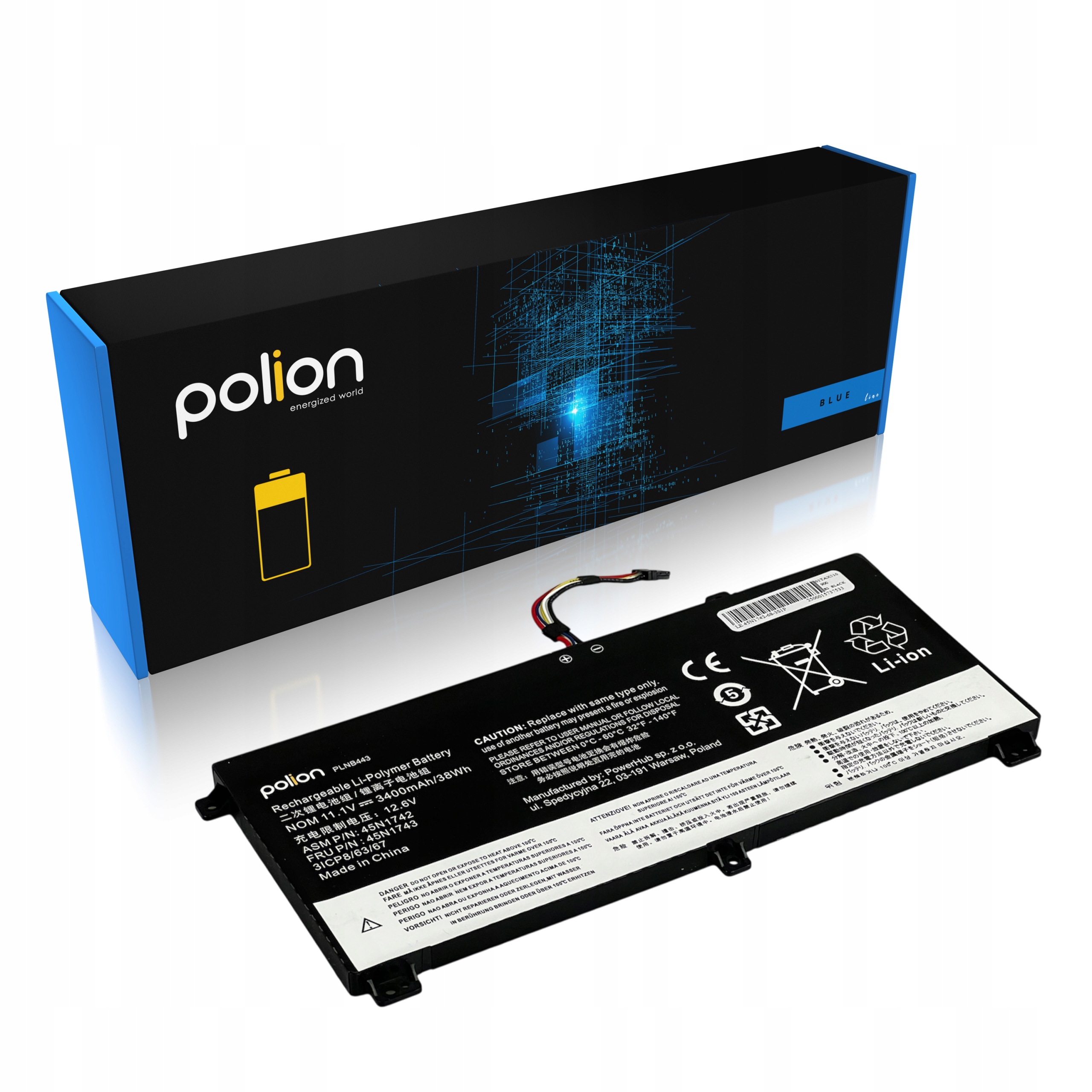 Baterie 45N1742 pro Lenovo ThinkPad T550 T550s T560 W550 W550s