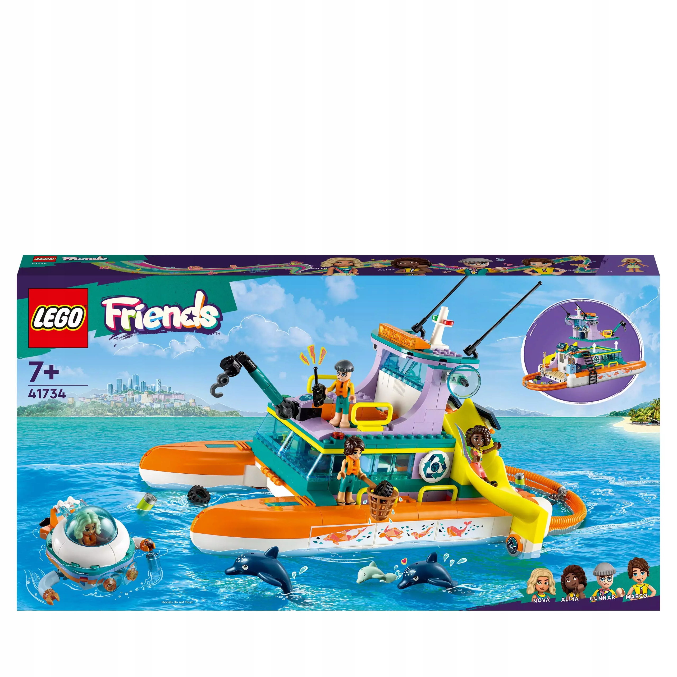 Lego Friends Námořní záchranná loď 41734