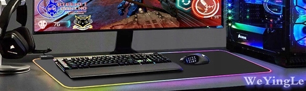 QINXI Profesjonalna Podkładka LED Pod Klawiaturę RGB XL — miniatura 6
