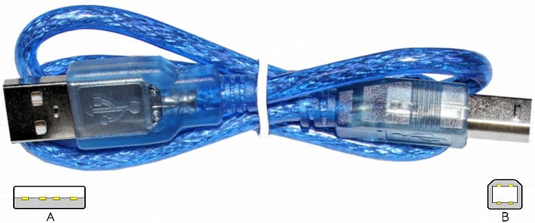 

Kabel Usb A/b 50cm 0,5m Arduino Uno Drukarka