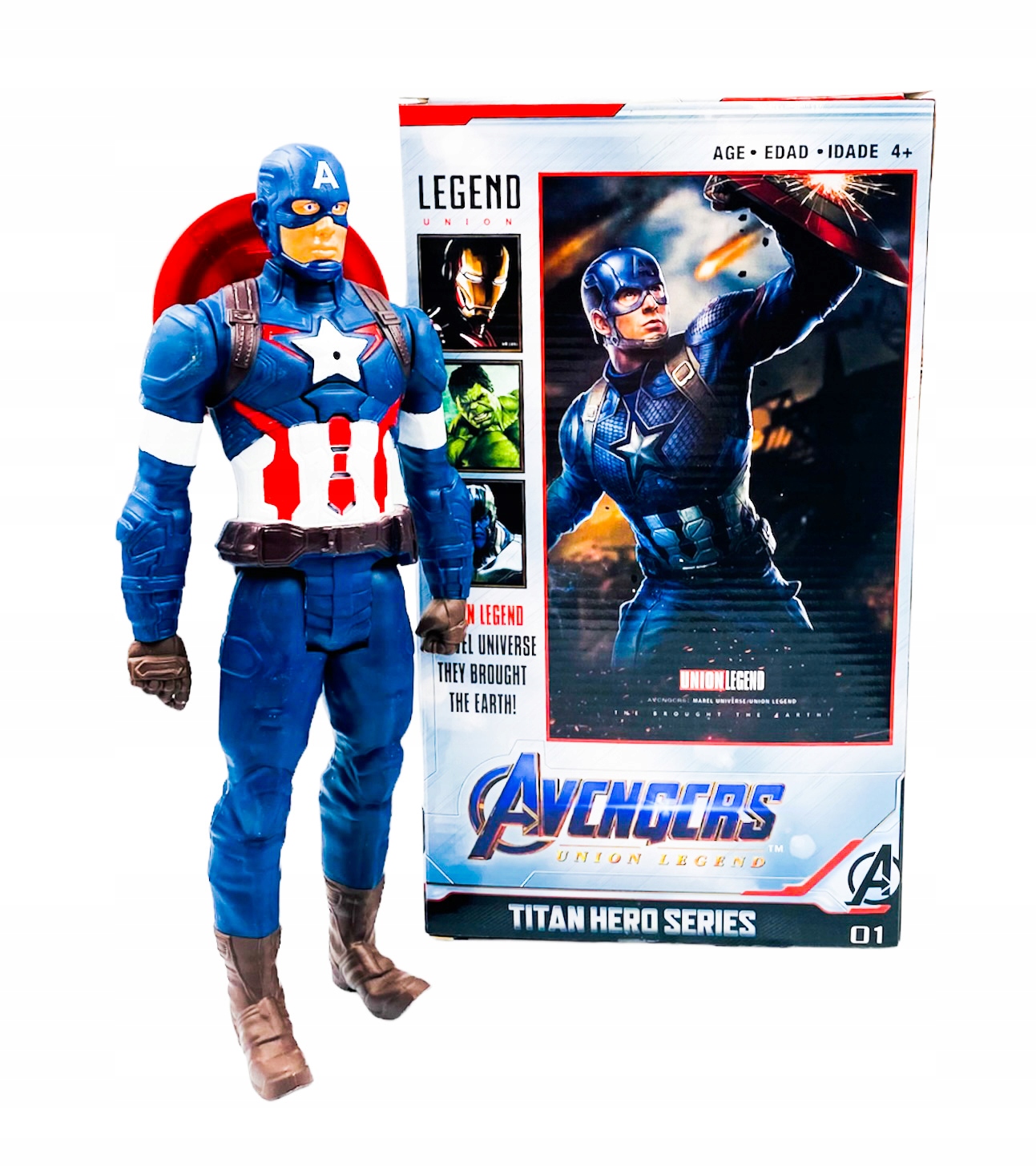 

Kapitan Ameryka Avengers Duża Ruchoma Figurka