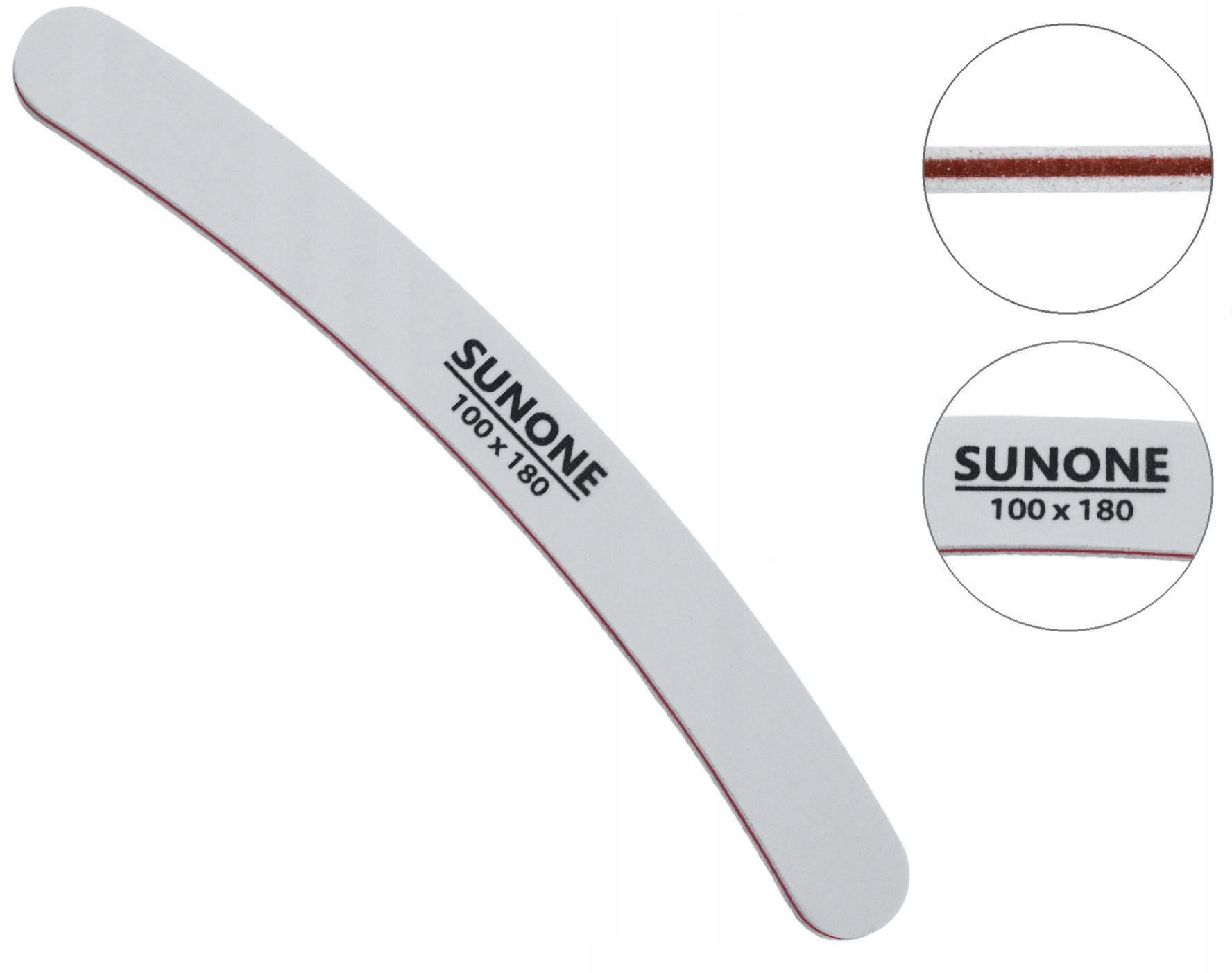 Pilnik SUNONE profesjonalny banan 100/180 dwustron
