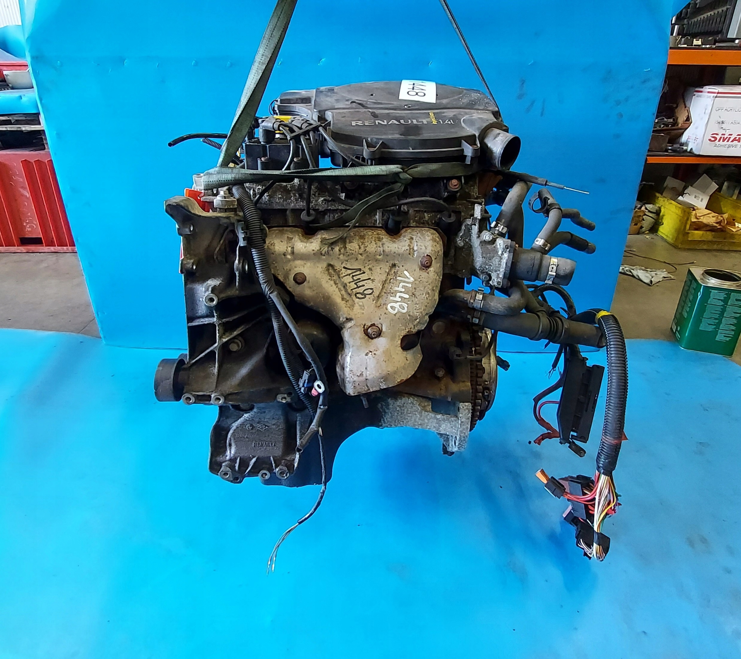 engine DACIA LOGAN 1.4 8V K7JA710 162.768 KM