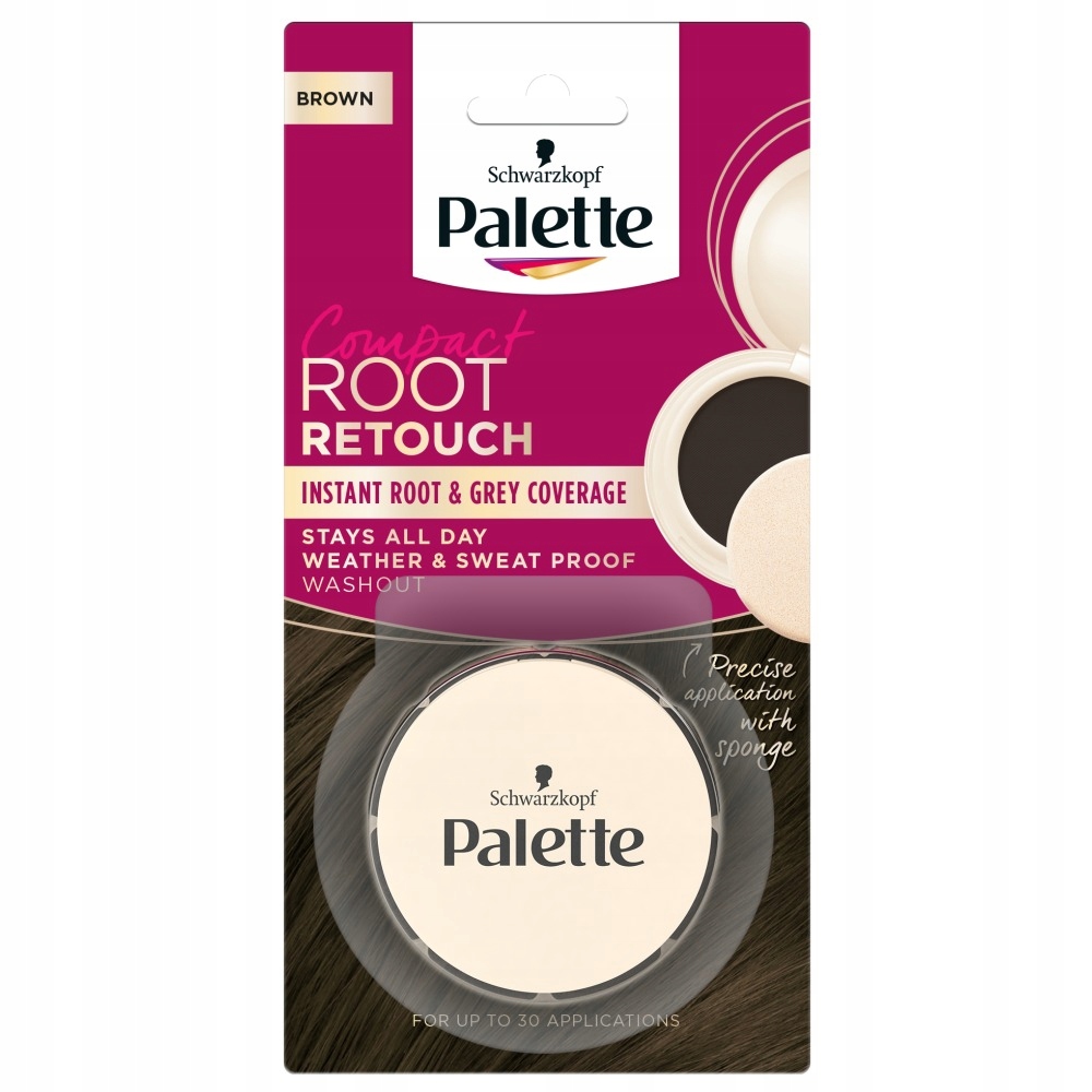 

Palette Compact Root korektor do odrostów Brąz