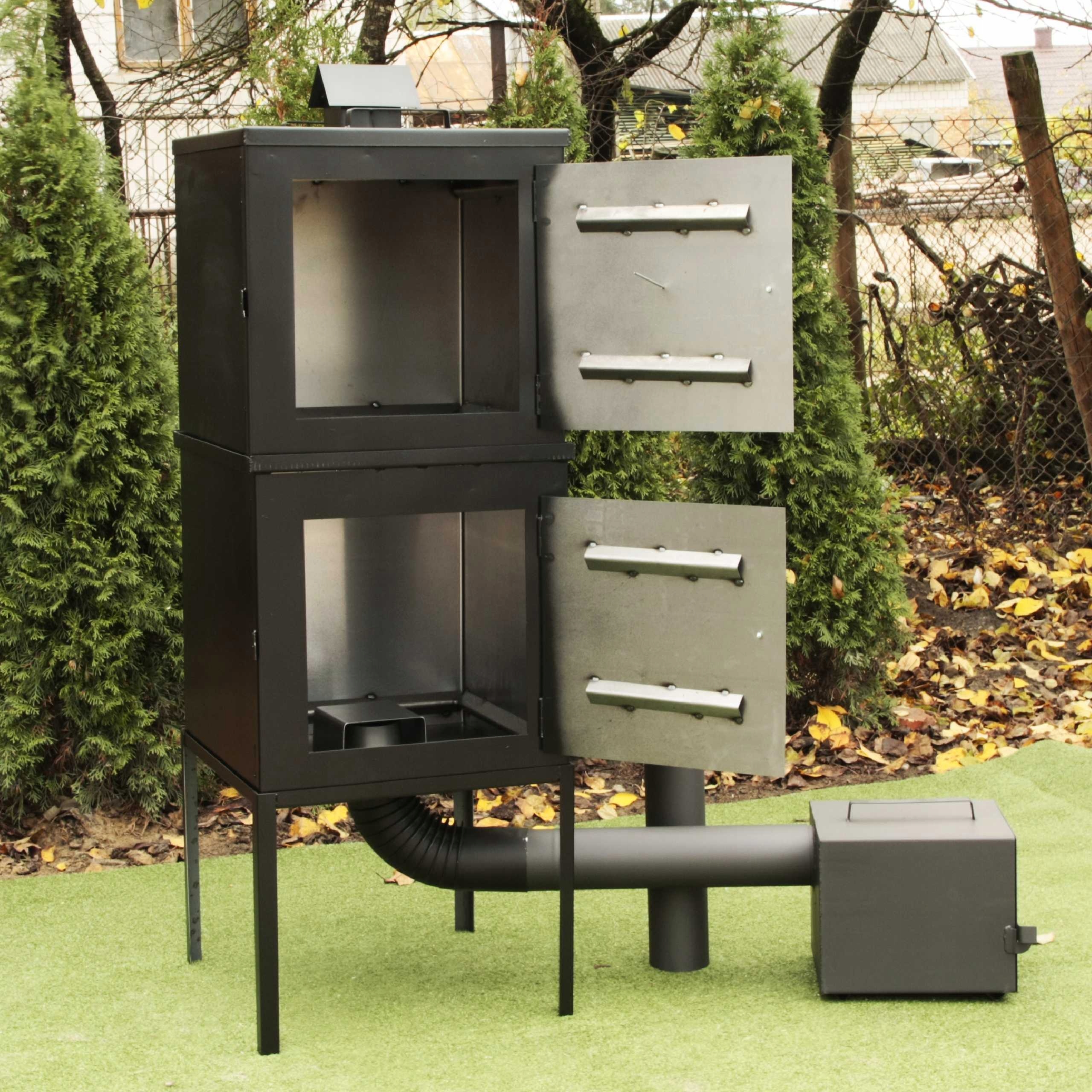 WĘDZARNIA OGRODOWA METALOWA DOMOWA STALOWA WĘDZOK WIELKA PALENISKO PIEC Producent PanKornik