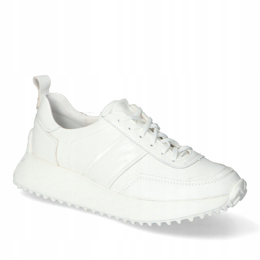 Dámské tenisky Tuomo Bílé Lakovací Kožené 36