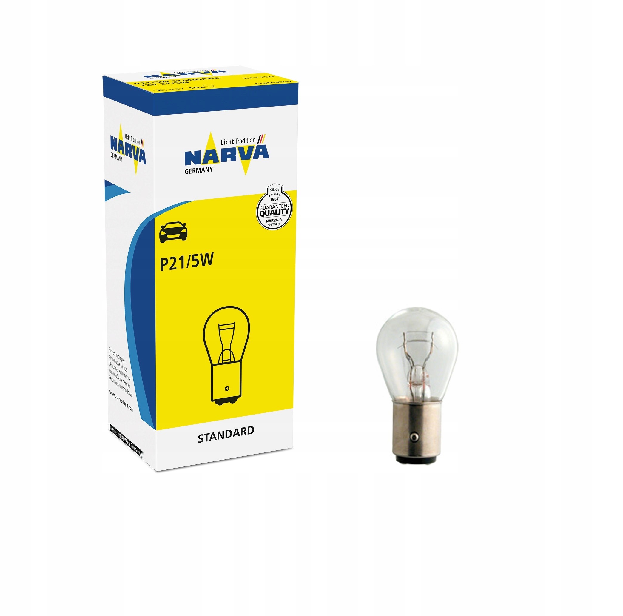 

żarówka pozycyjna Narva P 21/5W P21/5W 12V