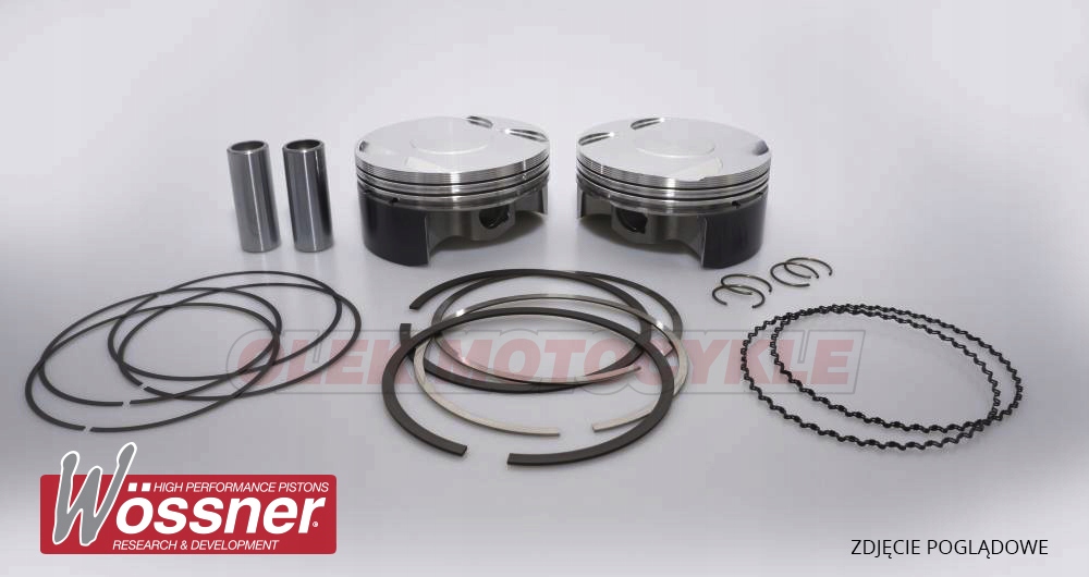 K8536DA-2 - КОМПЛЕКТ ПОРШНІВ HARLEY-DAVIDSON 883 EVO SPORTSTER