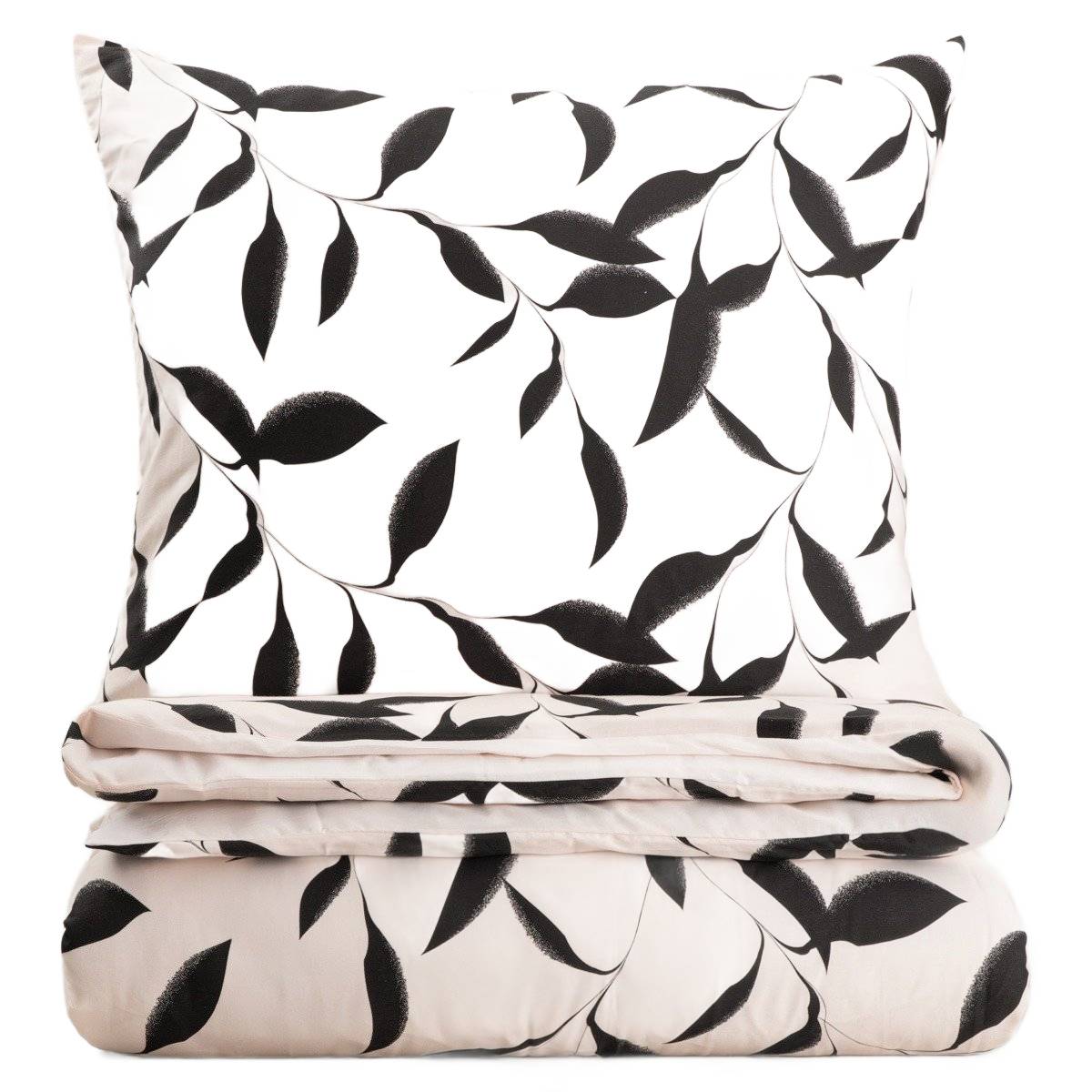 Povlečení Lydia saténové s ozdobným vzorem 160x200 2*70x80 cm Homla