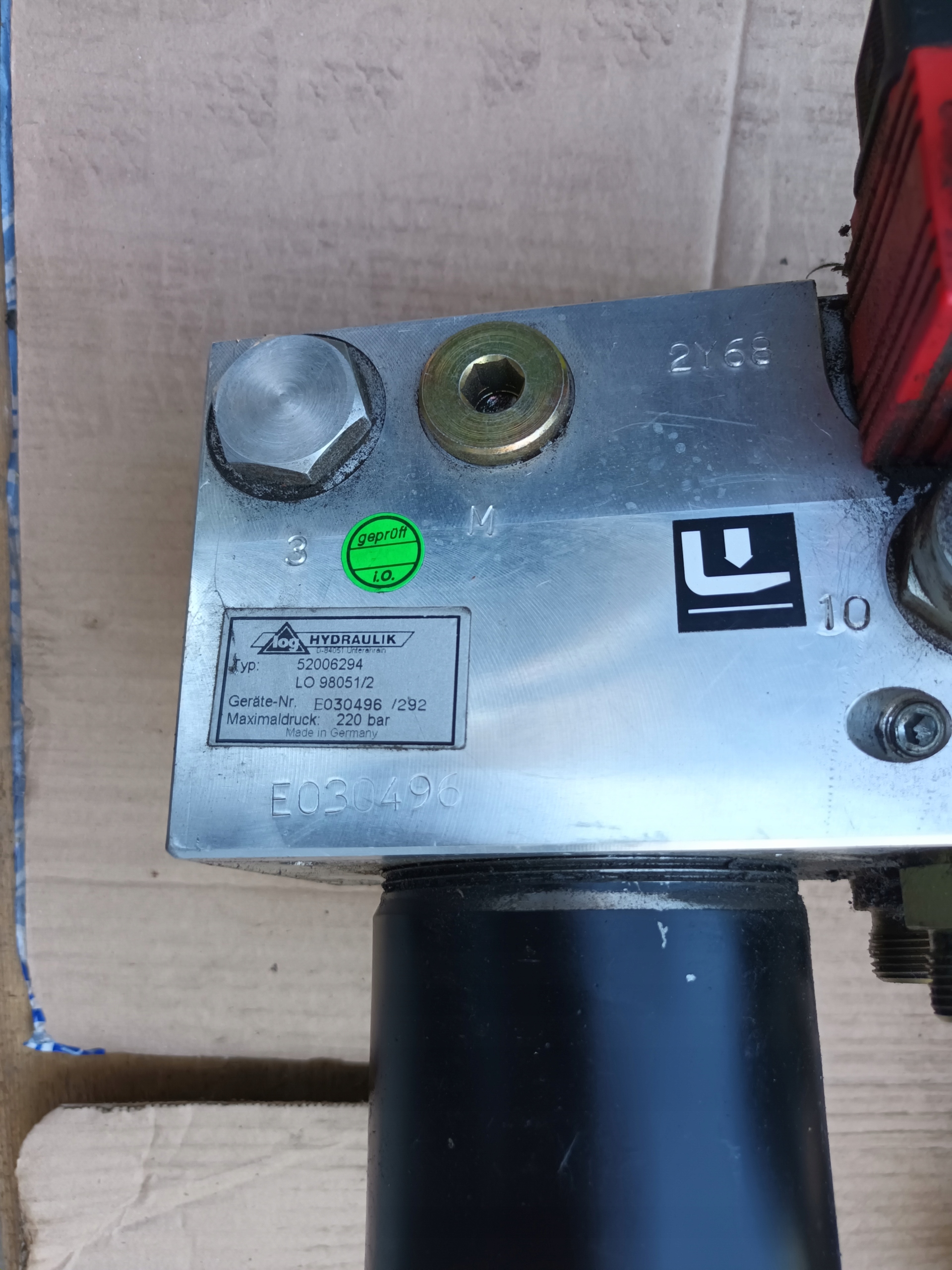 Rozdzielacz hydrauliczny LOG HYDRAULIK 52006295 Producent części inny