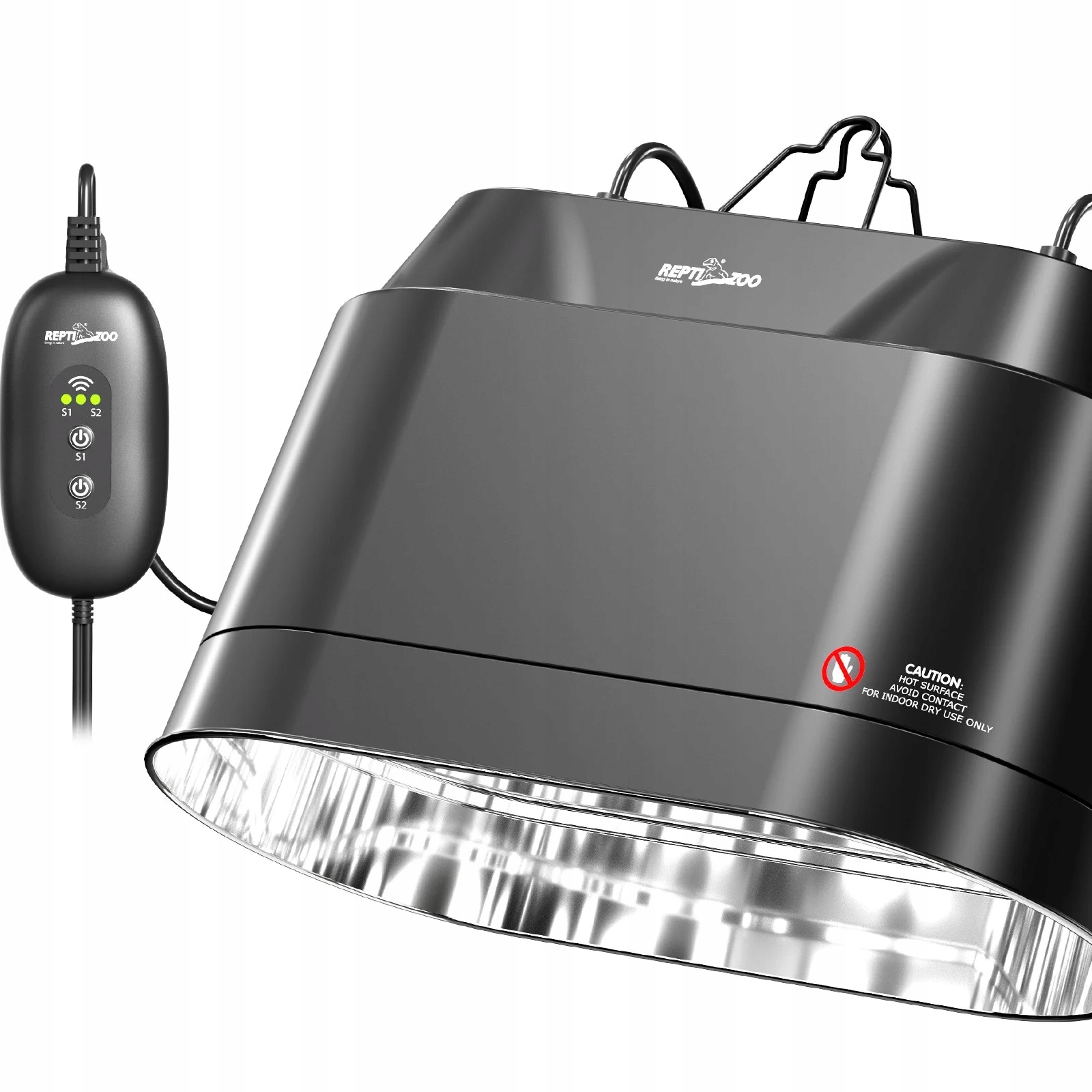 Dvojitá Topná Lampa Ovládaná Aplikací -repti-zoo Smart WiFi Dual Lamp