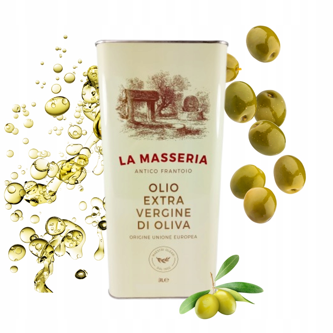 Oliwa z oliwek extra vergine La Masseria 3000 ml
