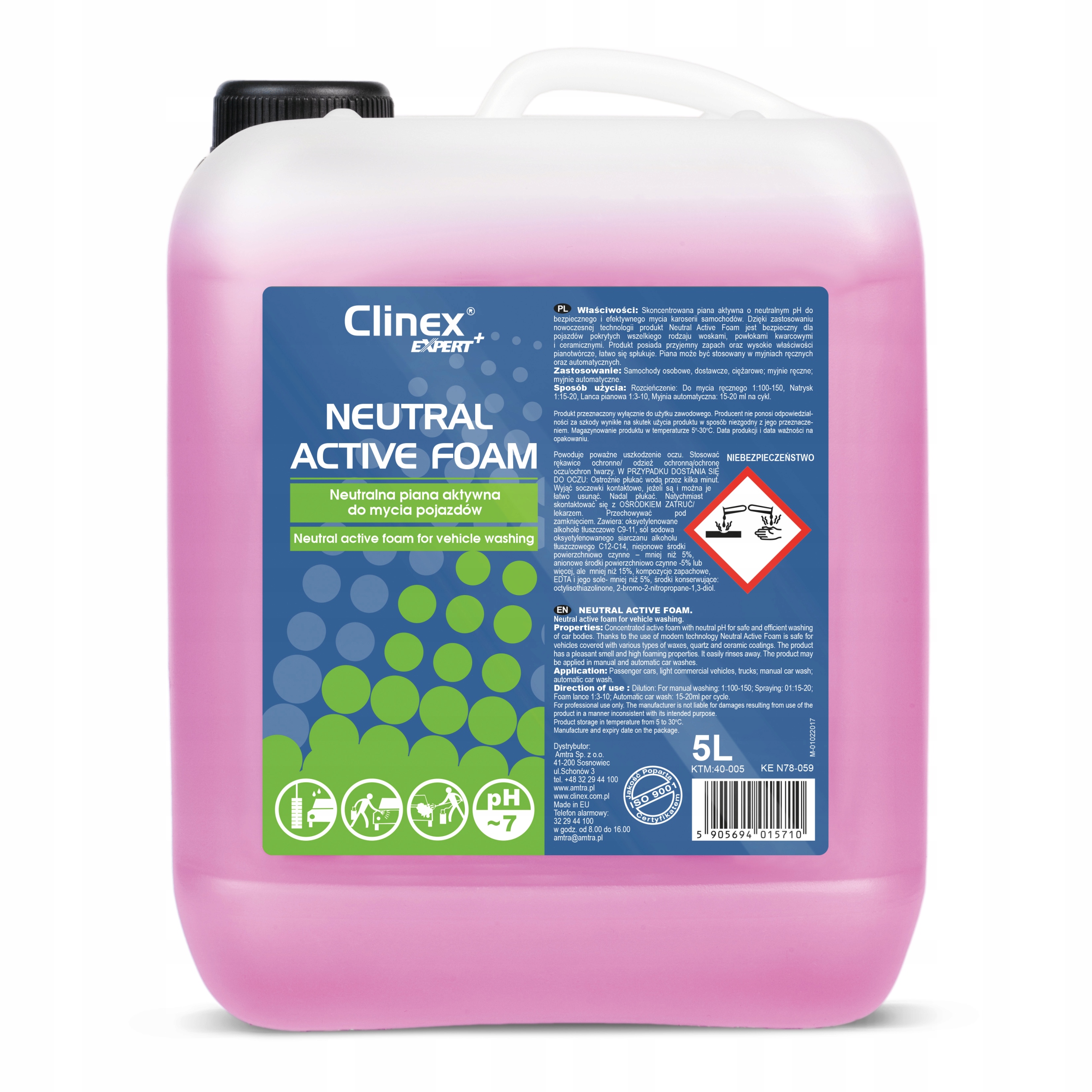 

Clinex Piana Aktywna Neutral Active Foam 5L