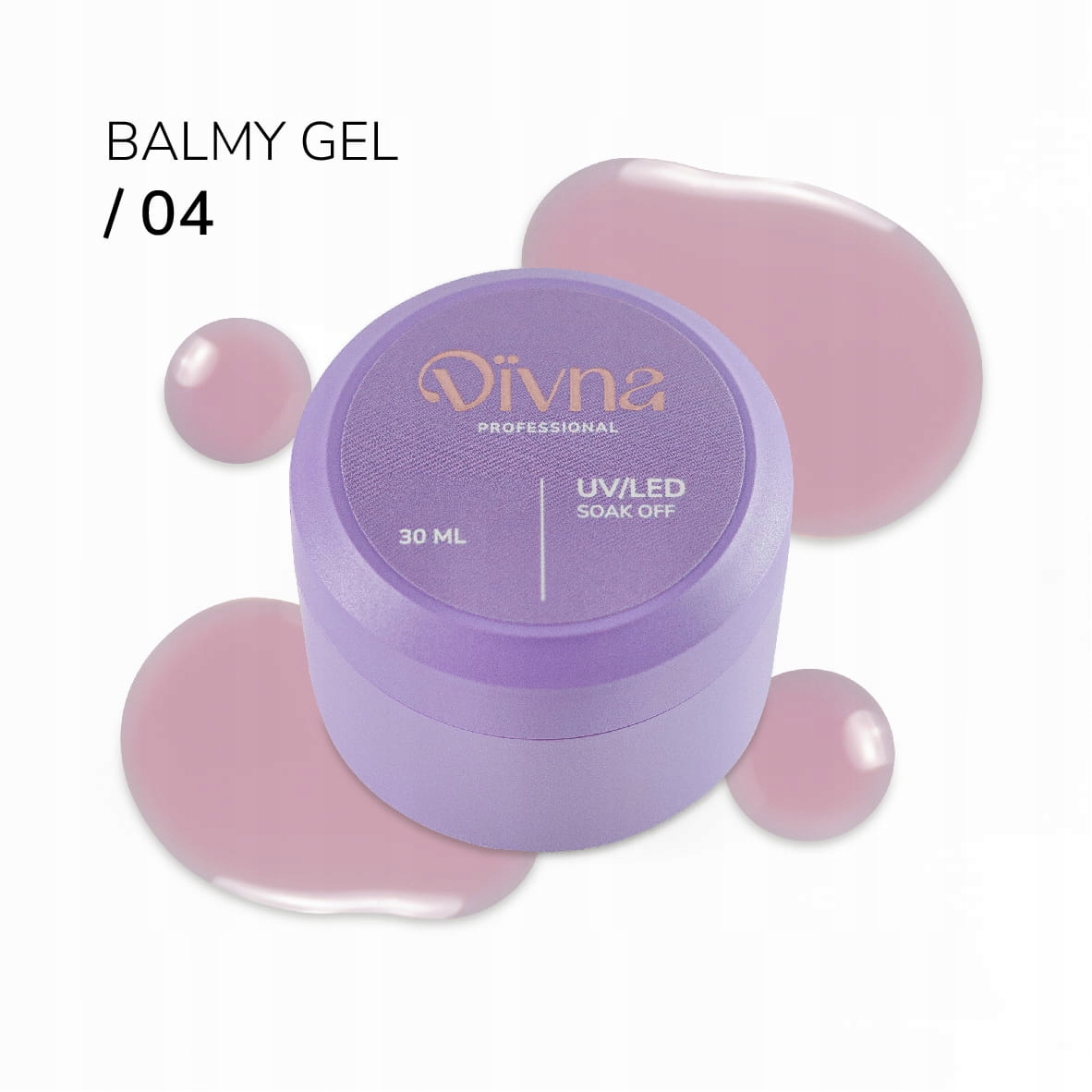 Balmy Gel 04 Żel Budujący Do Paznokci Różowy Uv Led