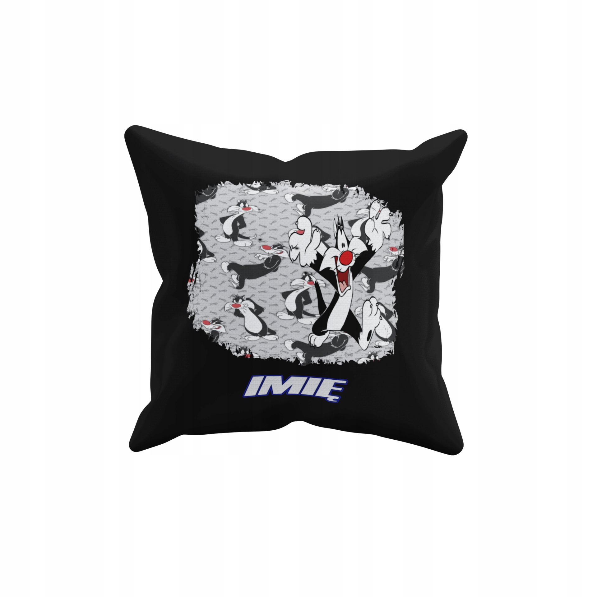 POSZEWKA NA PODUSZKĘ JAŚKA DO PRZEDSZKOLA KOT SYLVESTER + IMIĘ GRATIS Waga produktu z opakowaniem jednostkowym 0.5 kg