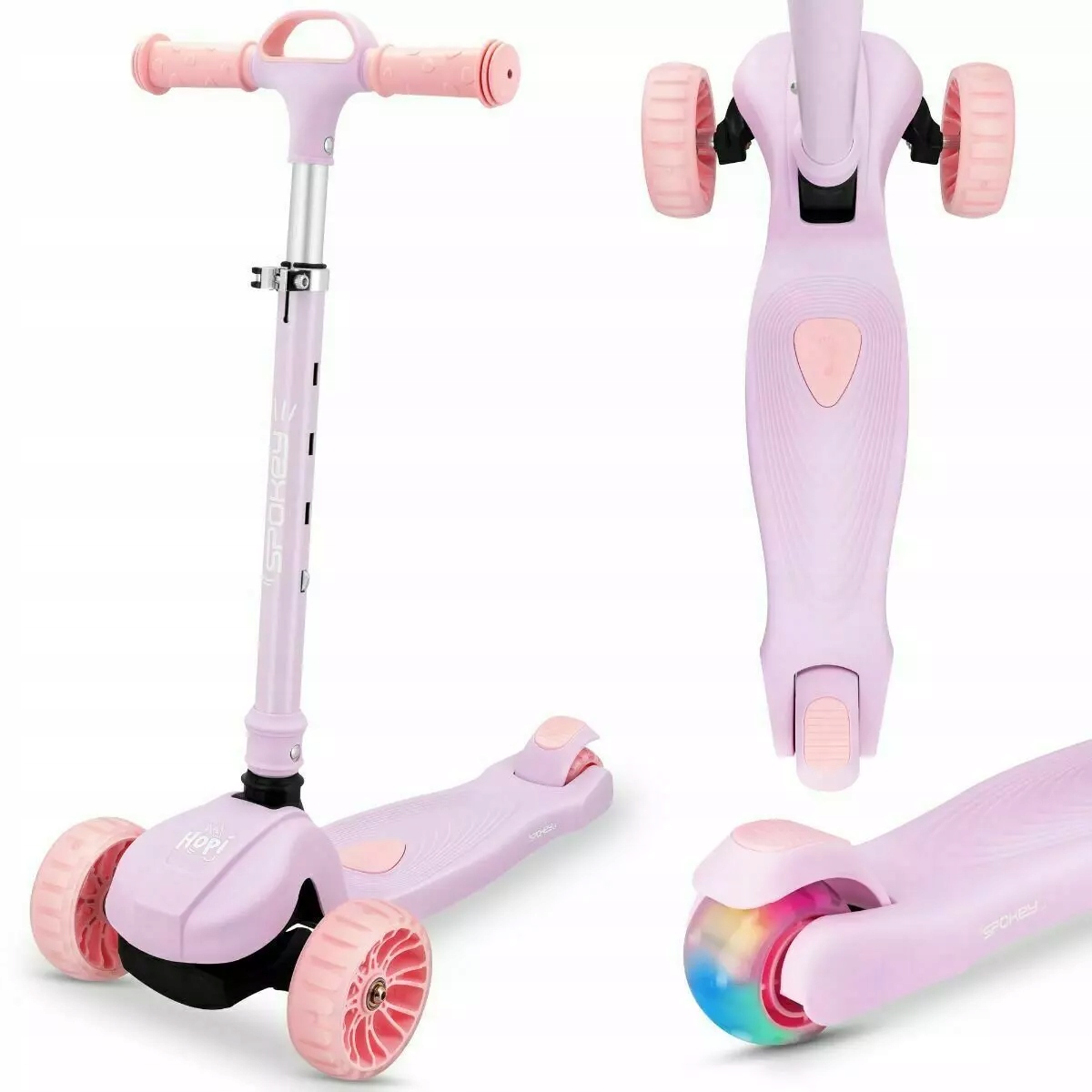 Balanční Skládací Koloběžka Hopi Růžová 944618 Spokey