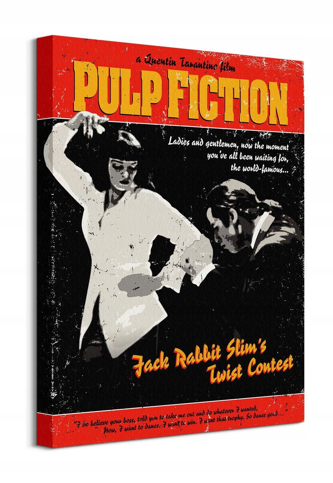 

Pulp Fiction Twist Contest Obraz płótno 40x50 cm