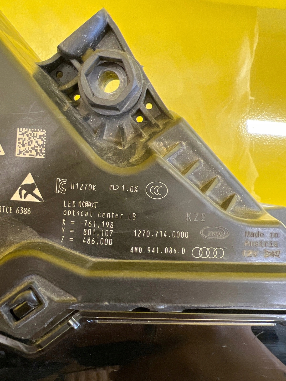 Licht rechts Audi Q7 4M Lift Laser 4M0941086D