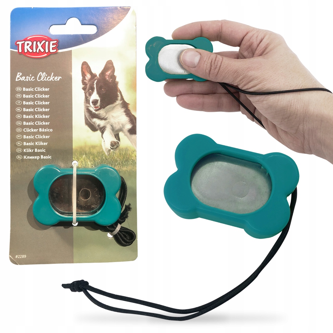 

Kliker Clicker Klikacz Szkolenie Psa Trixie Zielon