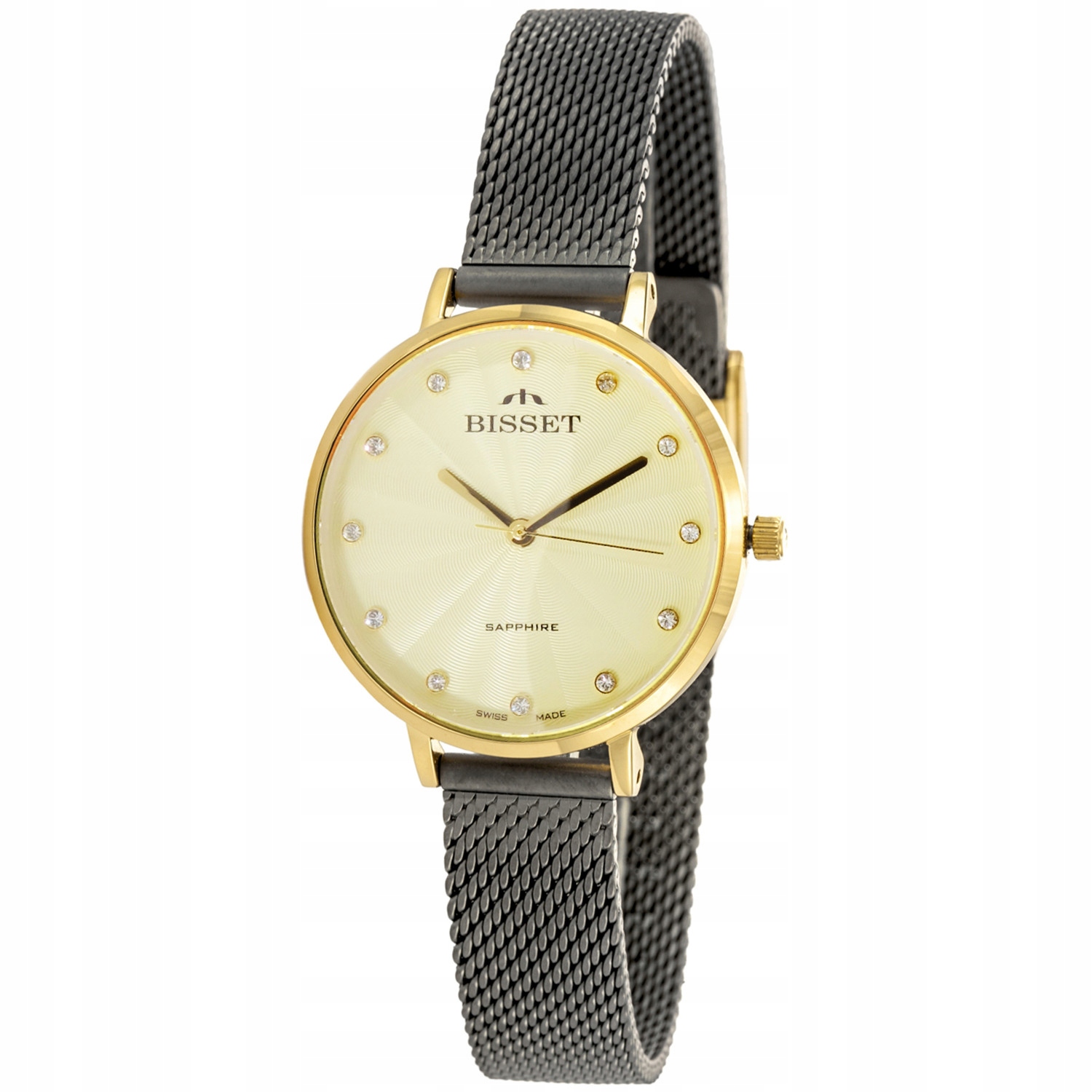 Švýcarské nové dámské hodinky Bisset BIS124 na náramku