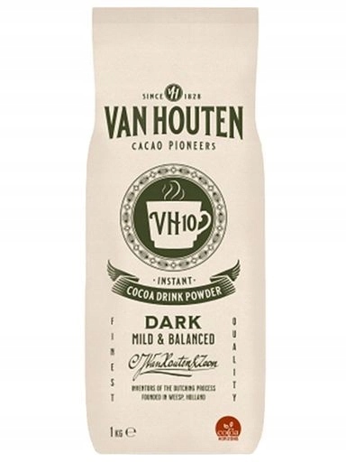 Levně 2x Čokoláda k pití v prášku Van Houten Dark Mild&Balanced 13% 1kg