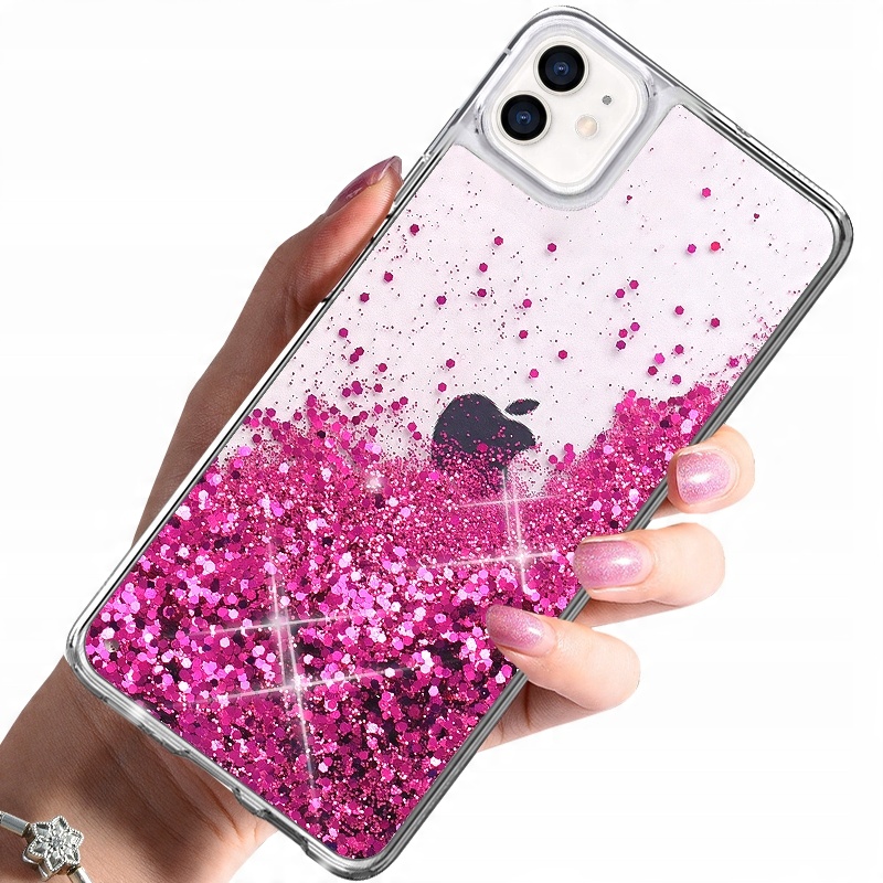 

Etui do iPhone 12 Brokat Pływający Case Szkło 9H