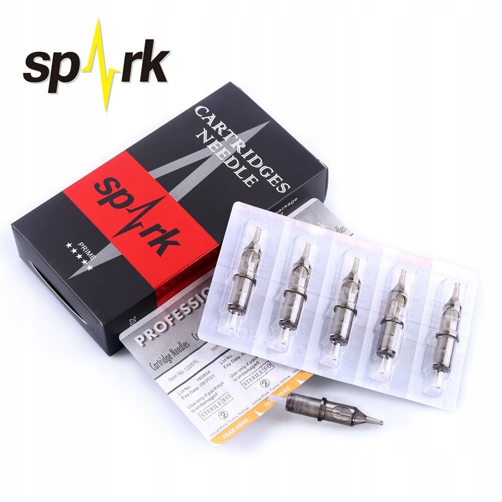 

5x 9RM Grey Spark Cartridge Igły do Tatuażu 0,30mm