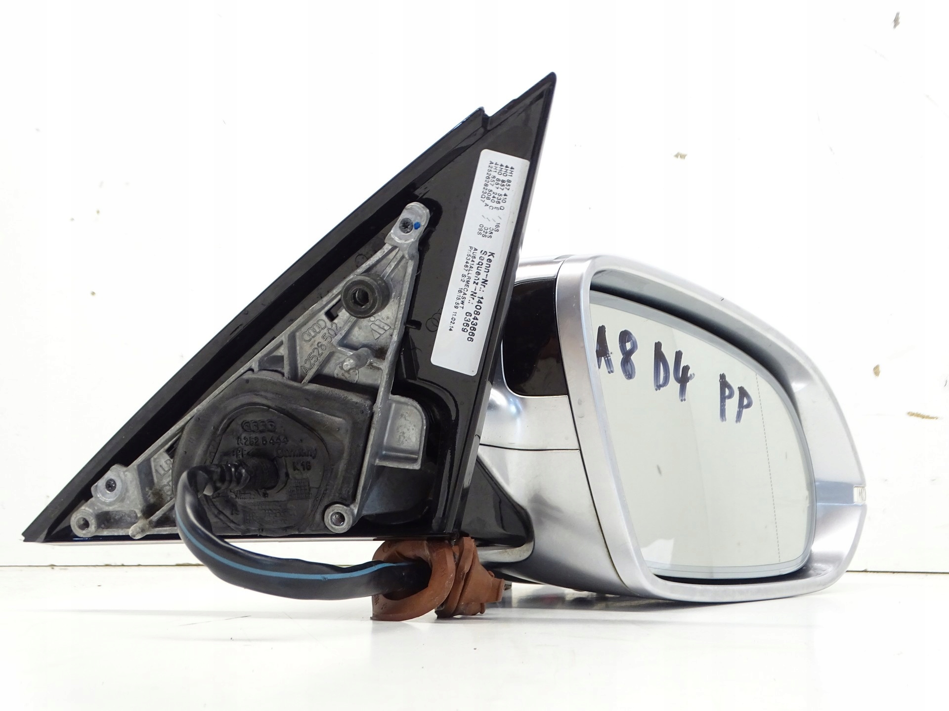 mirror door exterior right AUDI S8 D4 14+2 PIN UK