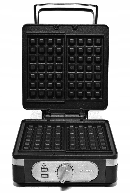 GOFROWNICA MPM MGO-24 czarna MOCNA 1400W 2 GOFRY TERMOSTAT DUŻA MOC Moc 1400 W