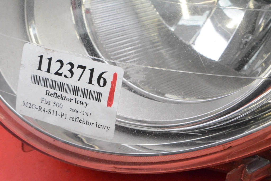REFLEKTOR left light front EU SX45550748 FIAT 500 2 II 08-15
