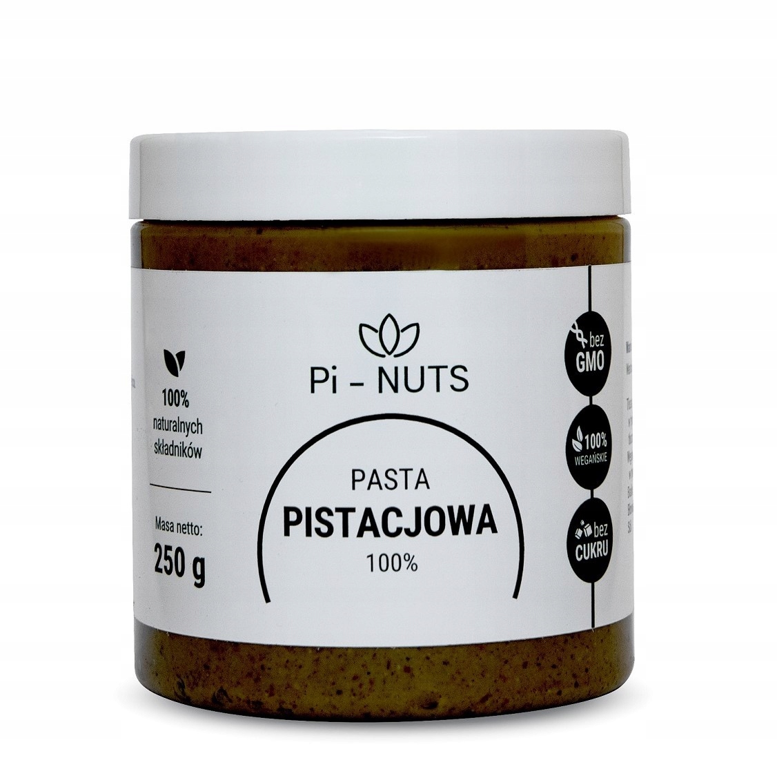Levně Pistáciová pasta Pi-Nuts 100% Pistácie 250 g