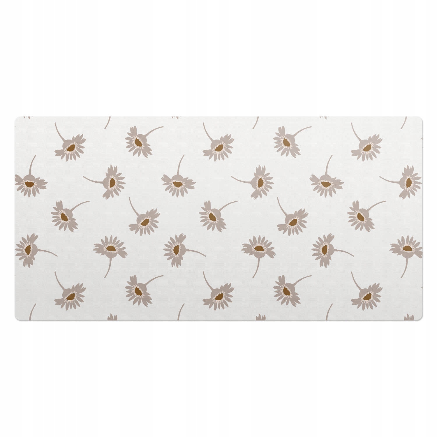 Herní podložka s potiskem na psací stůl Retro floristický design 100 x 50 cm