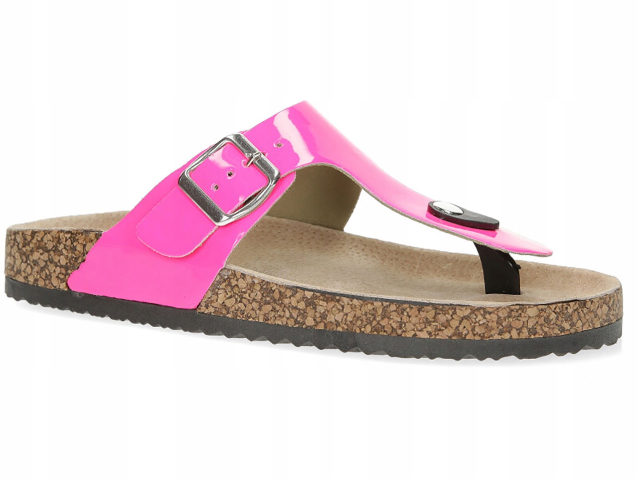 

Klapki Japonki Buty Profilowana Skórzana Wkładka