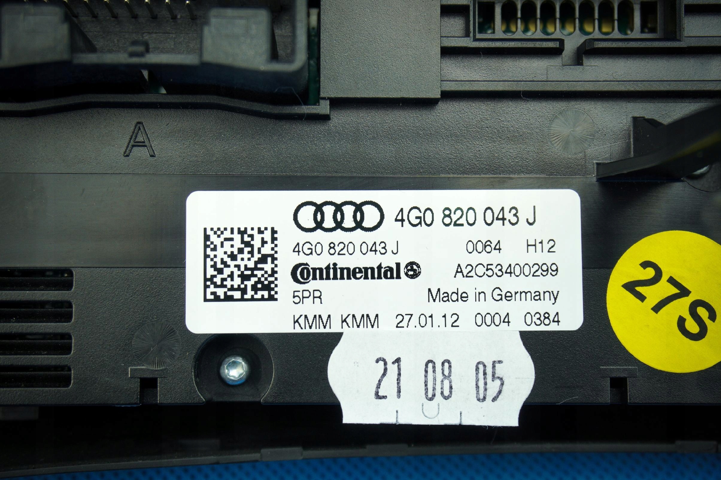 Unite commande clima Audi A6 S6 4G A7 4G8 4G0820043J