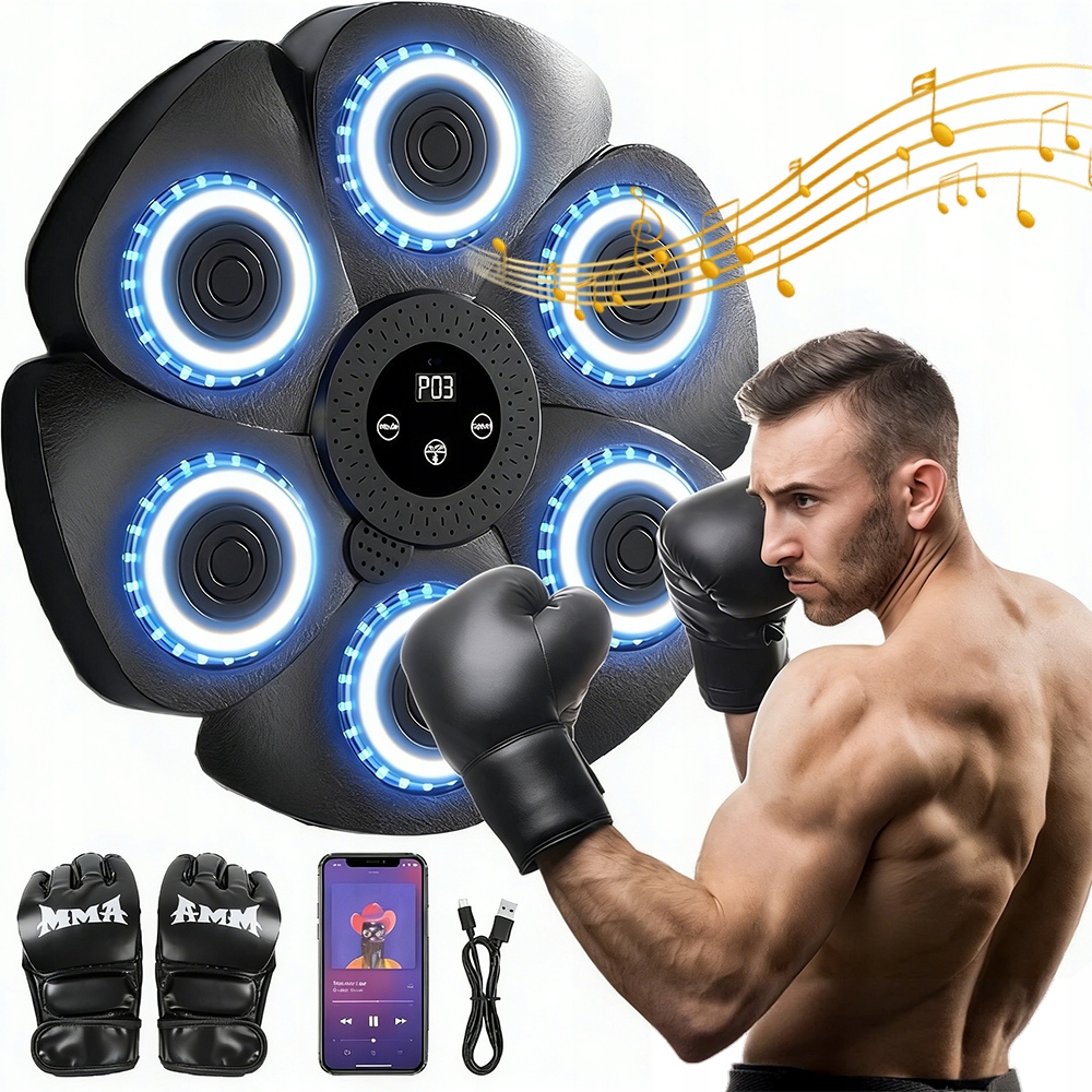 Maszyna Bokserska Do Treningu Z Bluetooth I Regulacją Prędkości