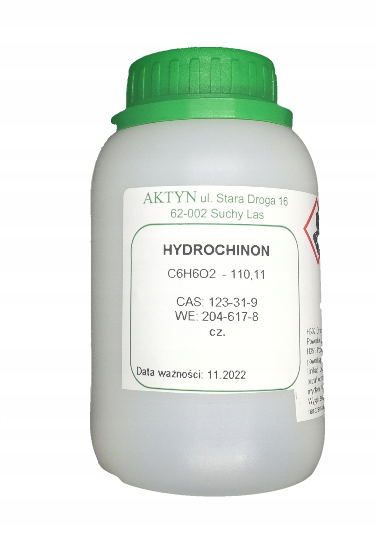 

Hydrochinon czysty 50g.